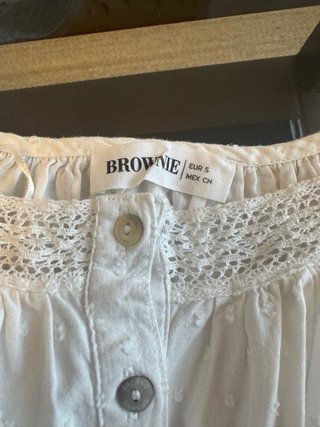 Top tirantes blanco Brownie Talla S