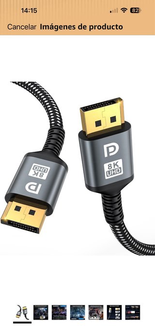 Cable DisplayPort 2.1 1M 16K