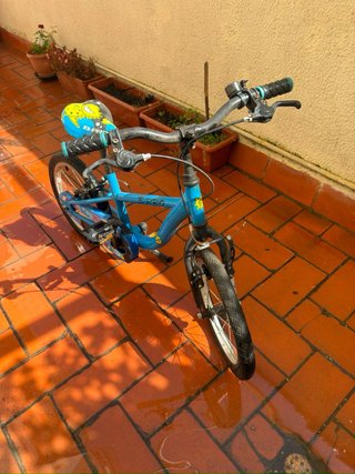 Bicicleta infantil B-PRO azul