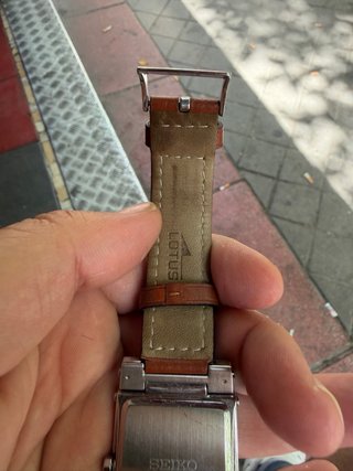 Reloj Seiko Rectangular Cuero Marrón