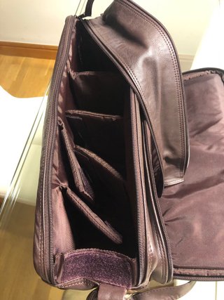 Bolsa Vintage Piel Marrón para Camara de Fotos