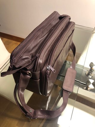 Bolsa Vintage Piel Marrón para Camara de Fotos