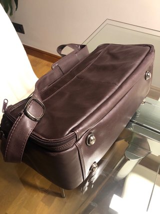 Bolsa Vintage Piel Marrón para Camara de Fotos