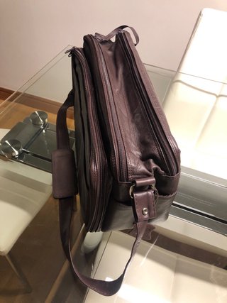 Bolsa Vintage Piel Marrón para Camara de Fotos