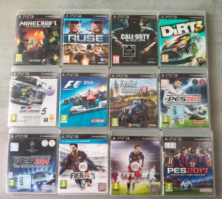 Lote 12 Juegos PS3: FIFA, PES, Dirt, Call of Duty