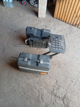 Krauser Maletas Laterales Moto Negras