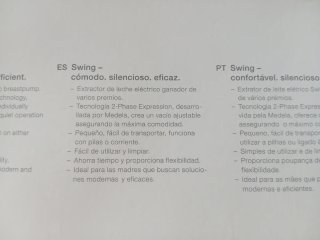 Sacaleches Medela Swing 2 fases