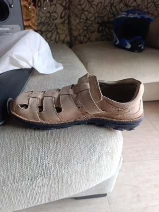 Sandalias ortopédicas beige talla 44 pro pedi