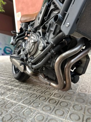 Yamaha XSR700 Naked Marrón/Verde