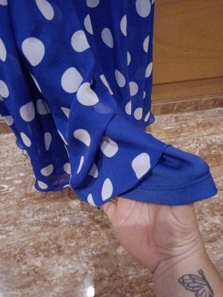 Vestido de fiesta juvenil lunares