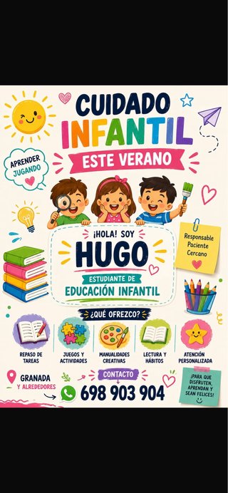 Cuidado de niños durante el verano