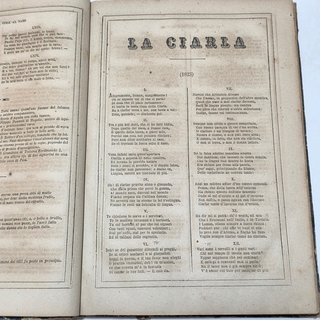 Libro antico 1873 Raccolta di poesie giocose