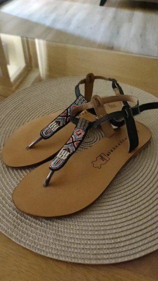 Sandalias Atmosphere Cuero Multicolor