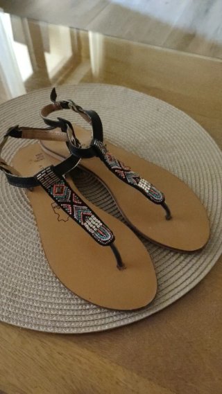 Sandalias Atmosphere Cuero Multicolor