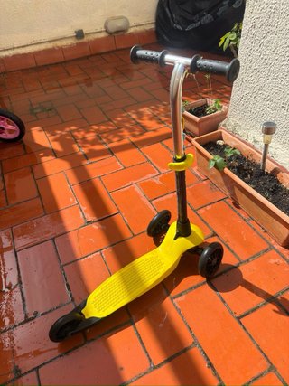 Patinete infantil 3 ruedas amarillo