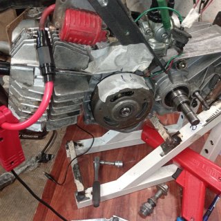 Motor Derbi Variant Pedales Restaurado