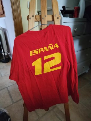 Camiseta España Nº 6, 7, 12 y selección.
