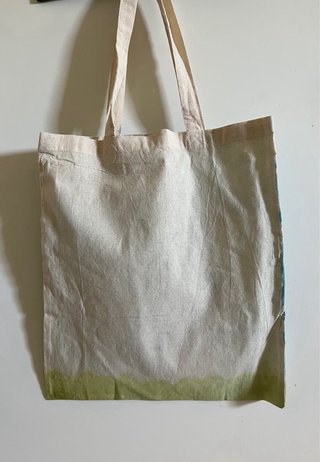 Borsa mare tessuto fantasia pesci