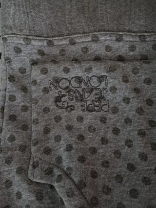 Sudadera Pepe Jeans gris con capucha y cremallera