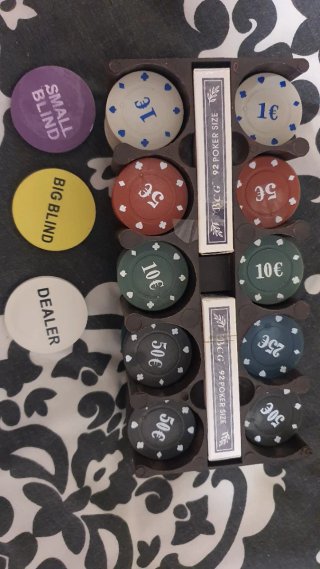 Caja Texas Hold'em Poker Set Completa.