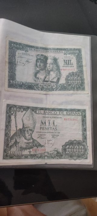 Lote de Billetes Pesetas Banco de España