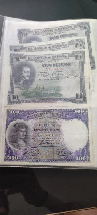 Lote de Billetes Pesetas Banco de España