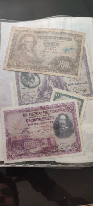Lote de Billetes Pesetas Banco de España