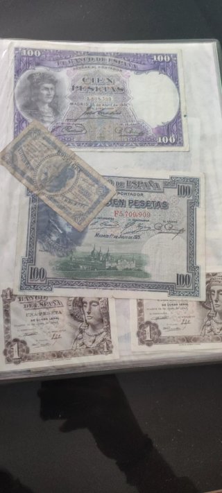 Lote de Billetes Pesetas Banco de España