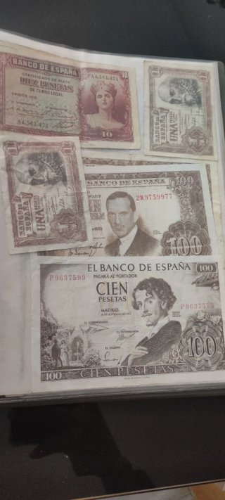 Lote de Billetes Pesetas Banco de España