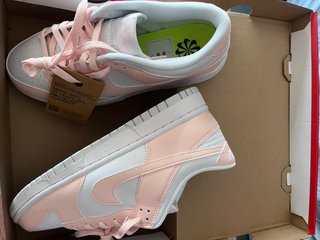 Nike Dunk Low Rosado y Blanco