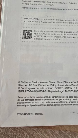 Matemáticas 5 Primaria