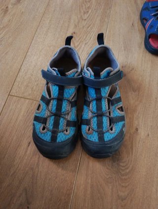 Sandalias Niños Talla 34-35 Azul/Negro