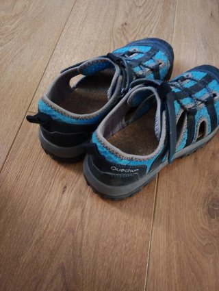 Sandalias Niños Talla 34-35 Azul/Negro