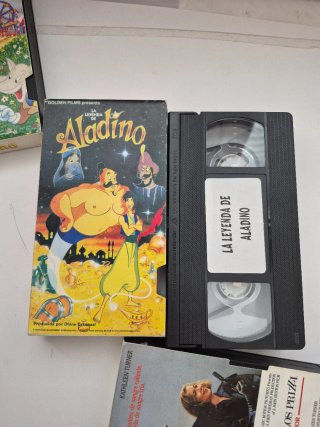 VHS La Leyenda de Aladino (Español)