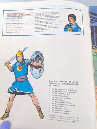 EL PRÍNCIPE VALIENTE (Tomo 3) BURU LAN 1972