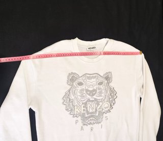 Sudadera Kenzo Tiger Plata – Talla / Size M