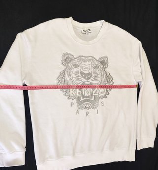 Sudadera Kenzo Tiger Plata – Talla / Size M