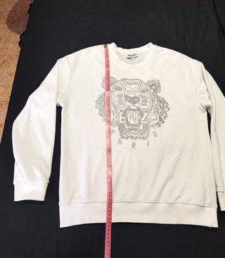 Sudadera Kenzo Tiger Plata – Talla / Size M
