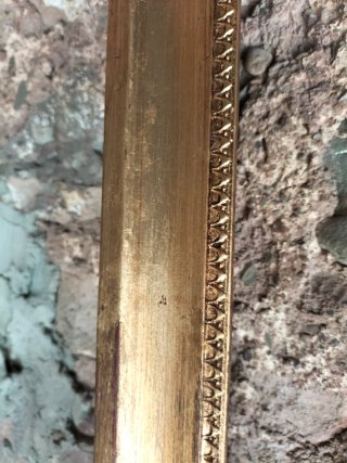 Marco de madera grande oro envejecido