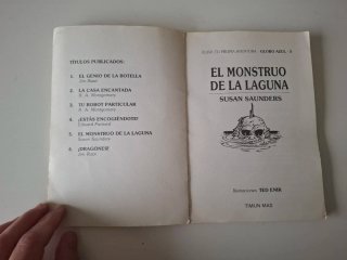 Libro El monstruo de la laguna. Elige tu aventura