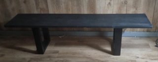 2 Bancos asientos de madera
