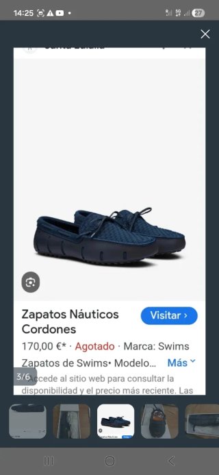 Zapatos náuticos Swims azul marino