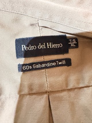 Camisa Pedro del Hierro Hombre Talla XL Marrón