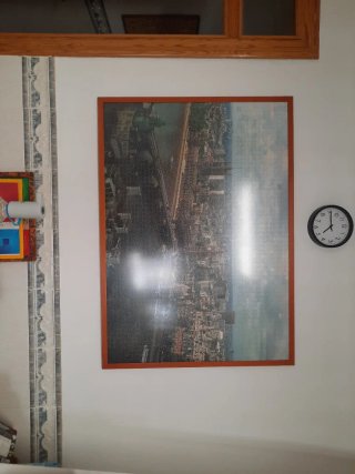 Puzzle Marco Madera Paisaje Urbano