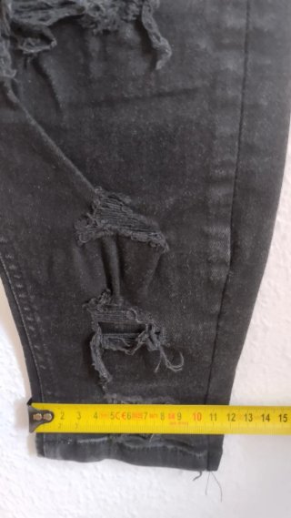 Pantalón vaquero Zara hombre negro talla 38