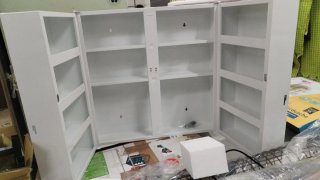 Armario metálico blanco con llave varios usos