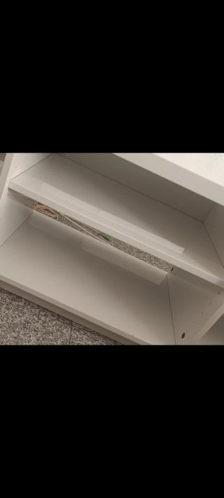 Mueble TV blanco brillo