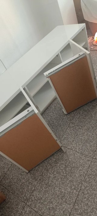 Mueble TV blanco brillo