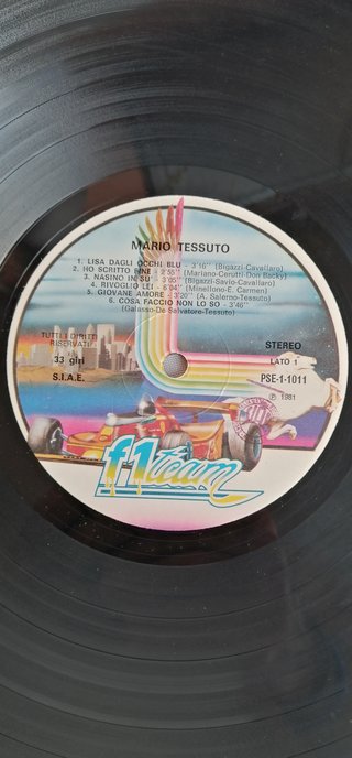 Vinile 33 Giri Mario Tessuto -Un Tessuto Di Classe