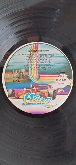Vinile 33 Giri Mario Tessuto -Un Tessuto Di Classe